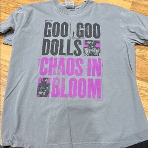 Comfort Colors Gray Tee with Purple Graphic